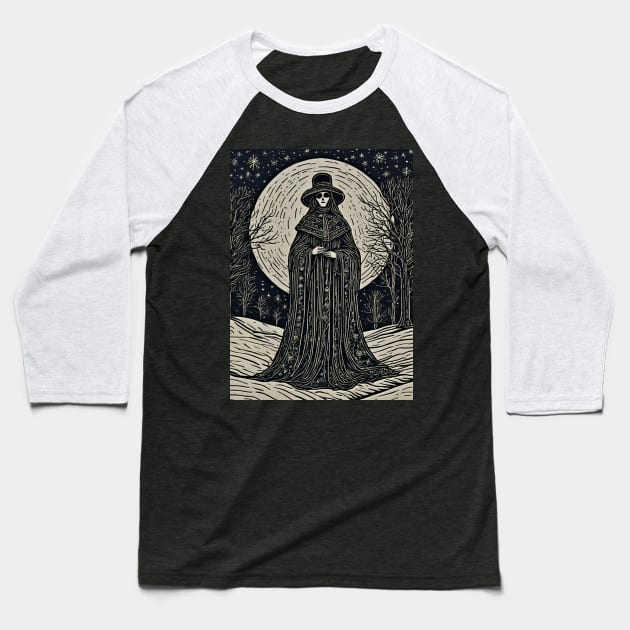 Victorian Ghoul Baseball T-Shirt by Free Spirits & Hippies